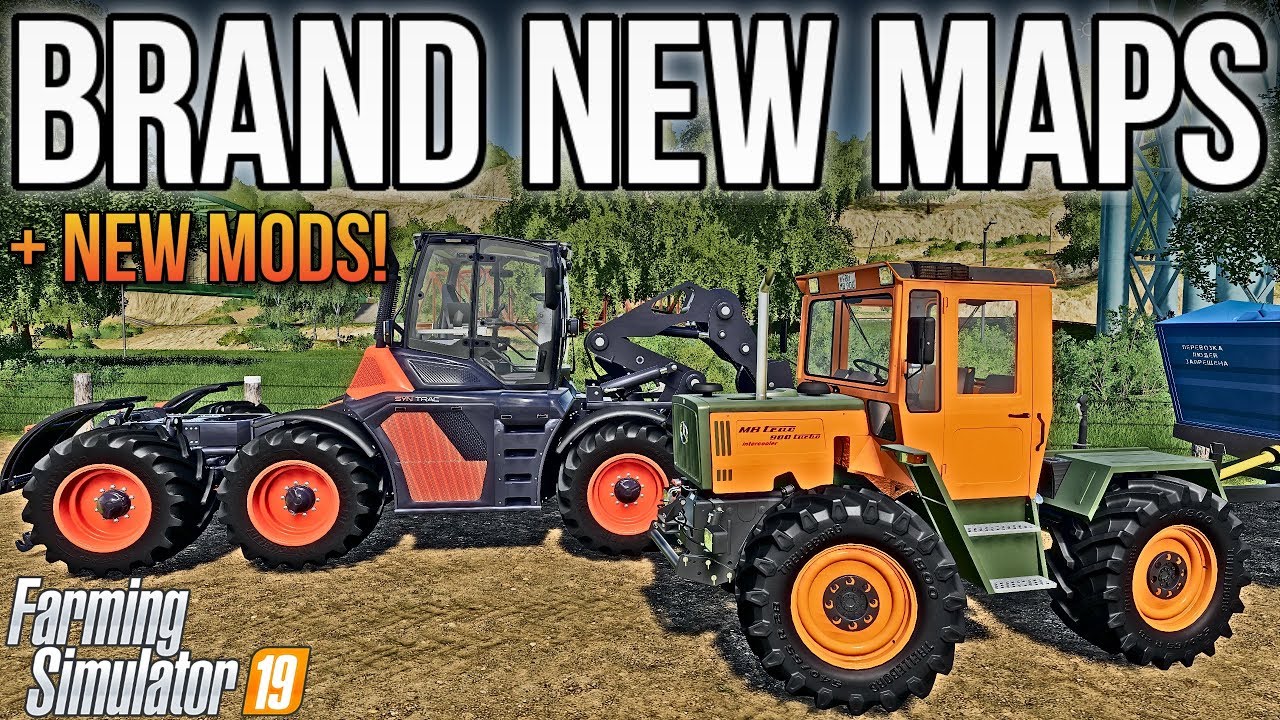 NEW MODS! PLUS TWO NEW MAPS! | Farming Simulator 19