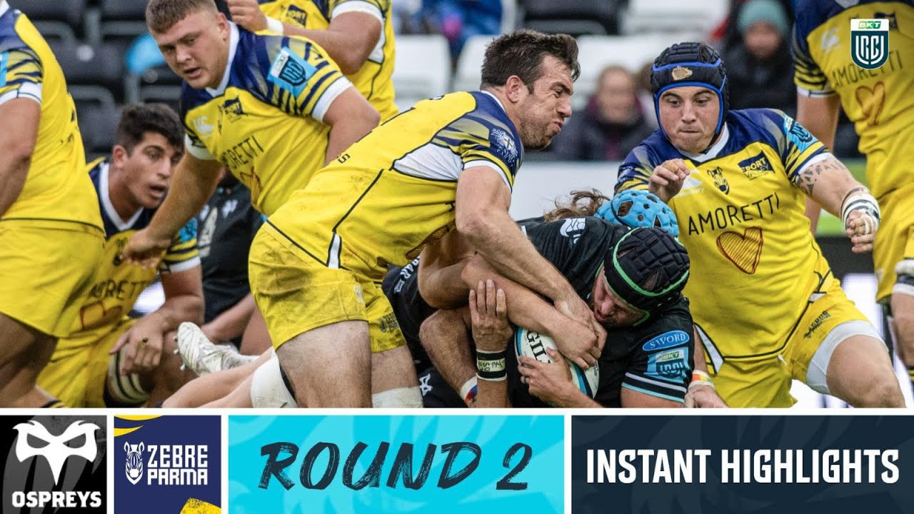 Ospreys v Zebre Parma | Instant Highlights | Round 2 | URC 2023/24