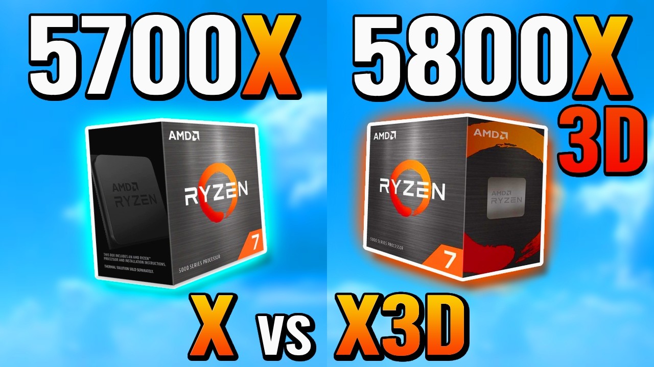 5700X vs 5800X3D - X3D Always Best?