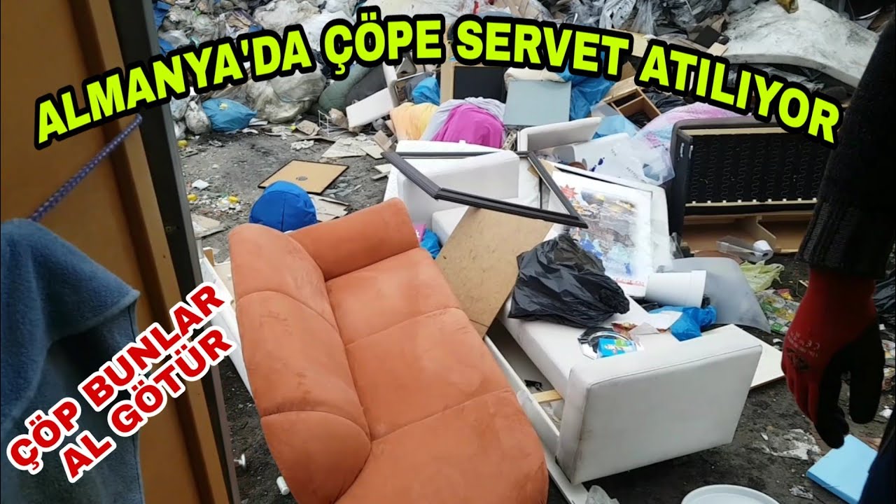 ALMANYADA ÇÖPE ATILANLAR... ALMANYADA YAŞAM