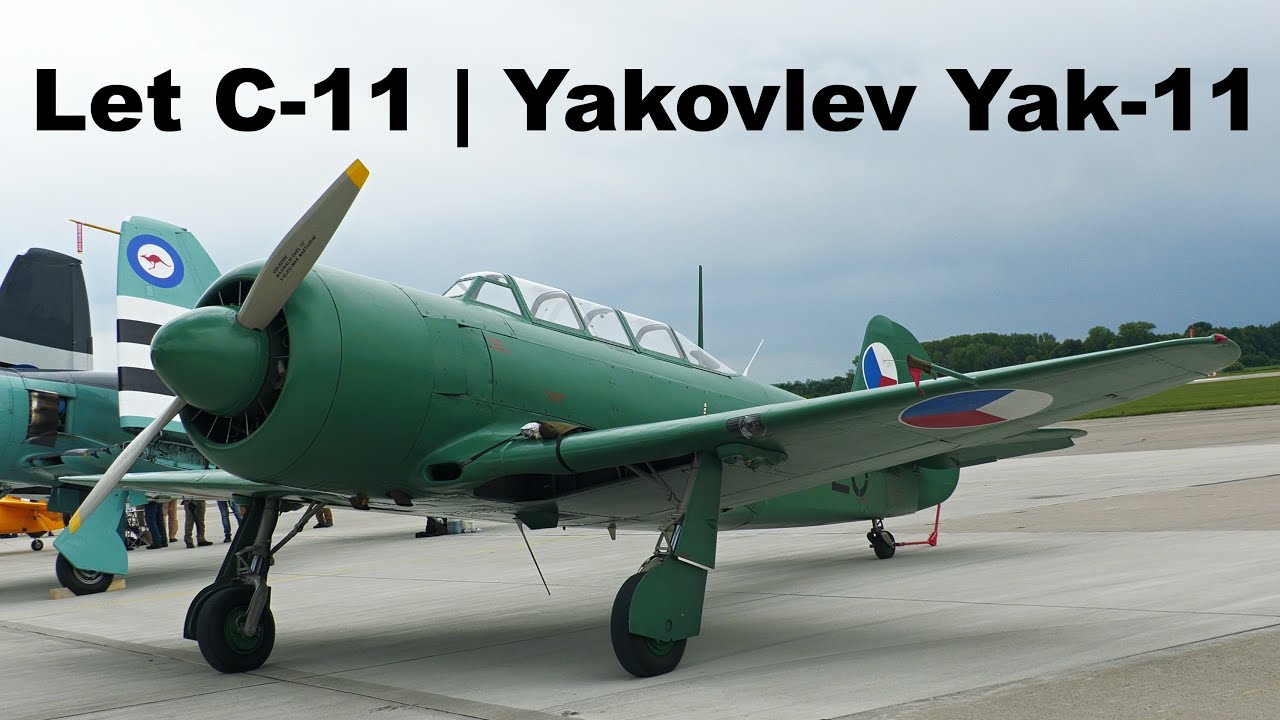 Let C-11 | Yakovlev Yak-11 | Pardubice Airshow 2022 | 4K