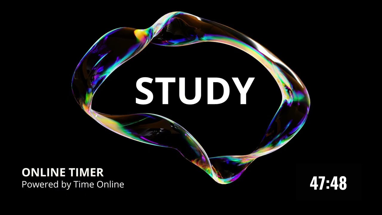 1 Hour Study Timer – Deep Focus, No Music | Time Online