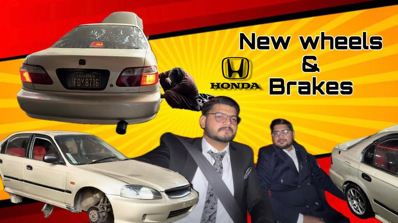Civic Got New Wheels & Brakes | Czn Ki Shadi