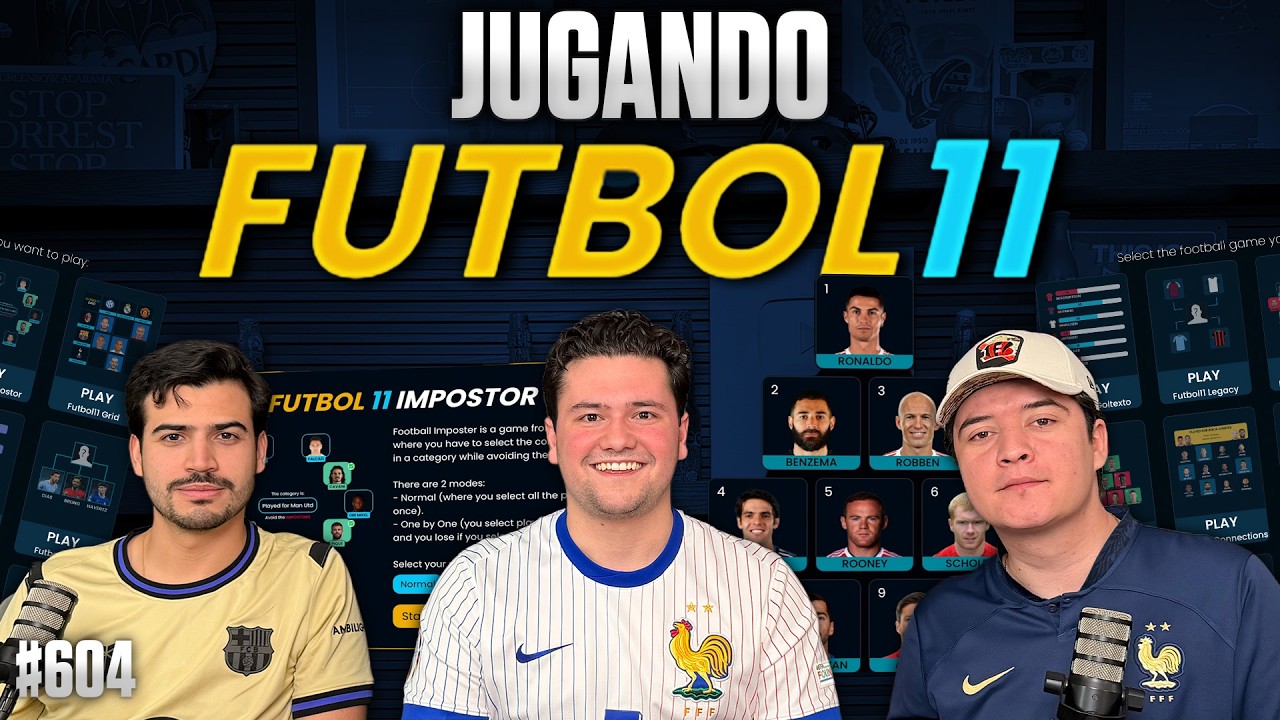 PODCAST DE PADILLA #604 &mdash; JUGANDO FUTBOL 11 // RETOS DE F&Uacute;TBOL