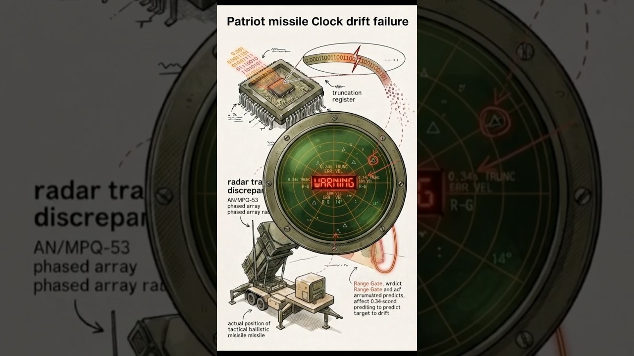 The 95-Nanosecond Math Error That Killed 28 Soldiers | Patriot Missile | 1991 Dhahran Scud Attack