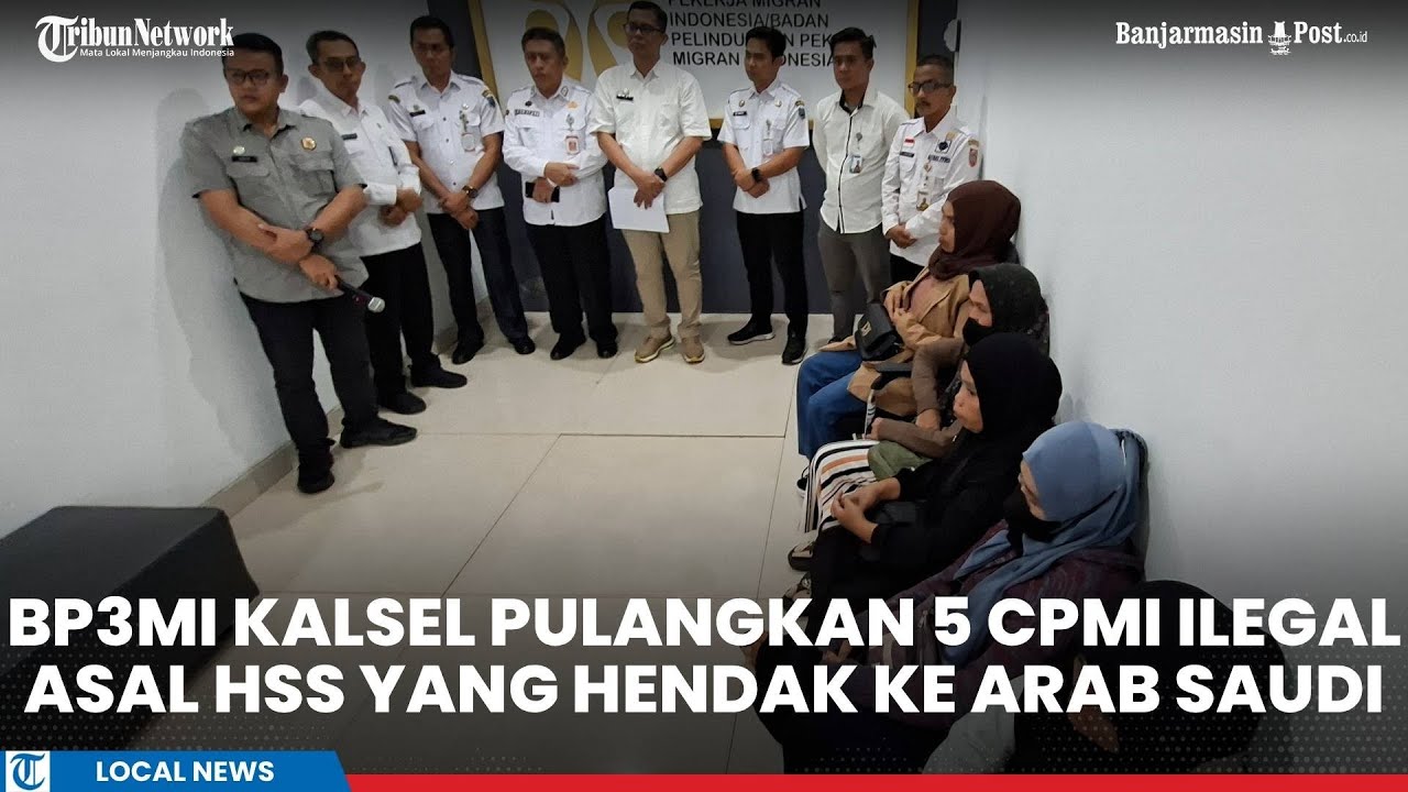 Terlantar di Bogor, Lima Perempuan Calon Pekerja Migran Ilegal asal HSS Kalsel Berhasil Dipulangkan