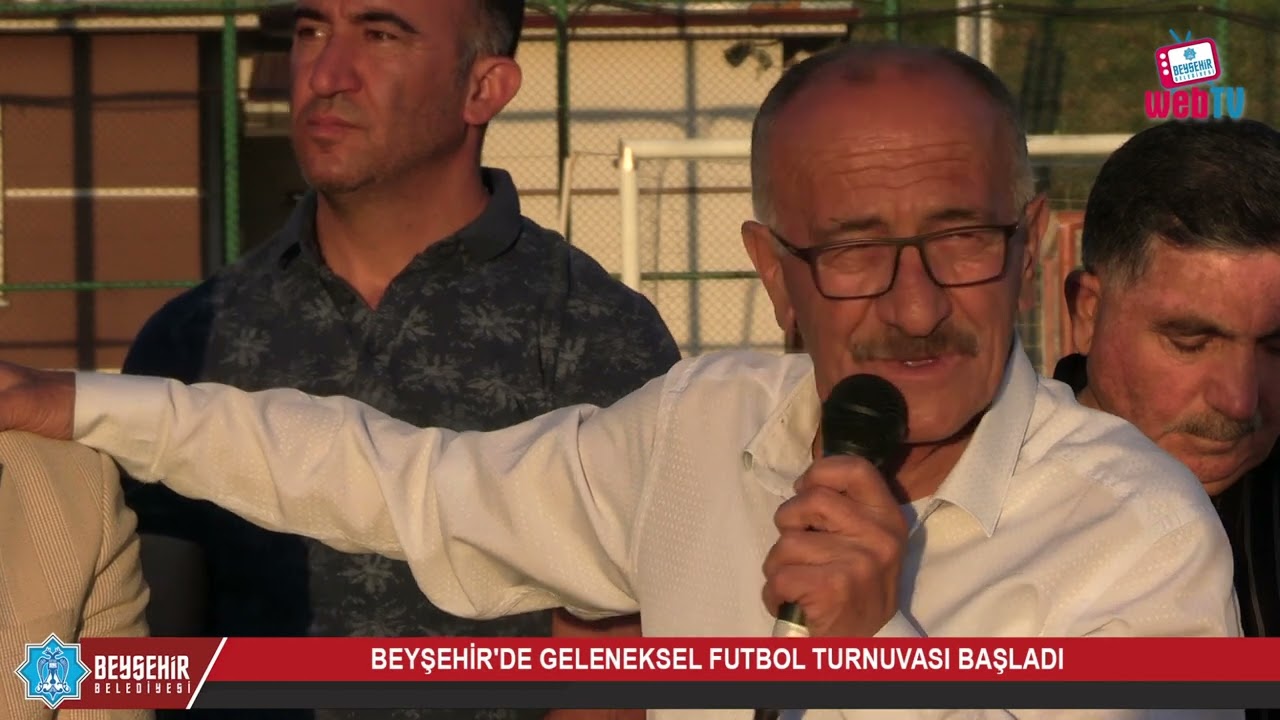 BEYŞEHİR'DE GELENEKSEL FUTBOL TURNUVASI BAŞLADI