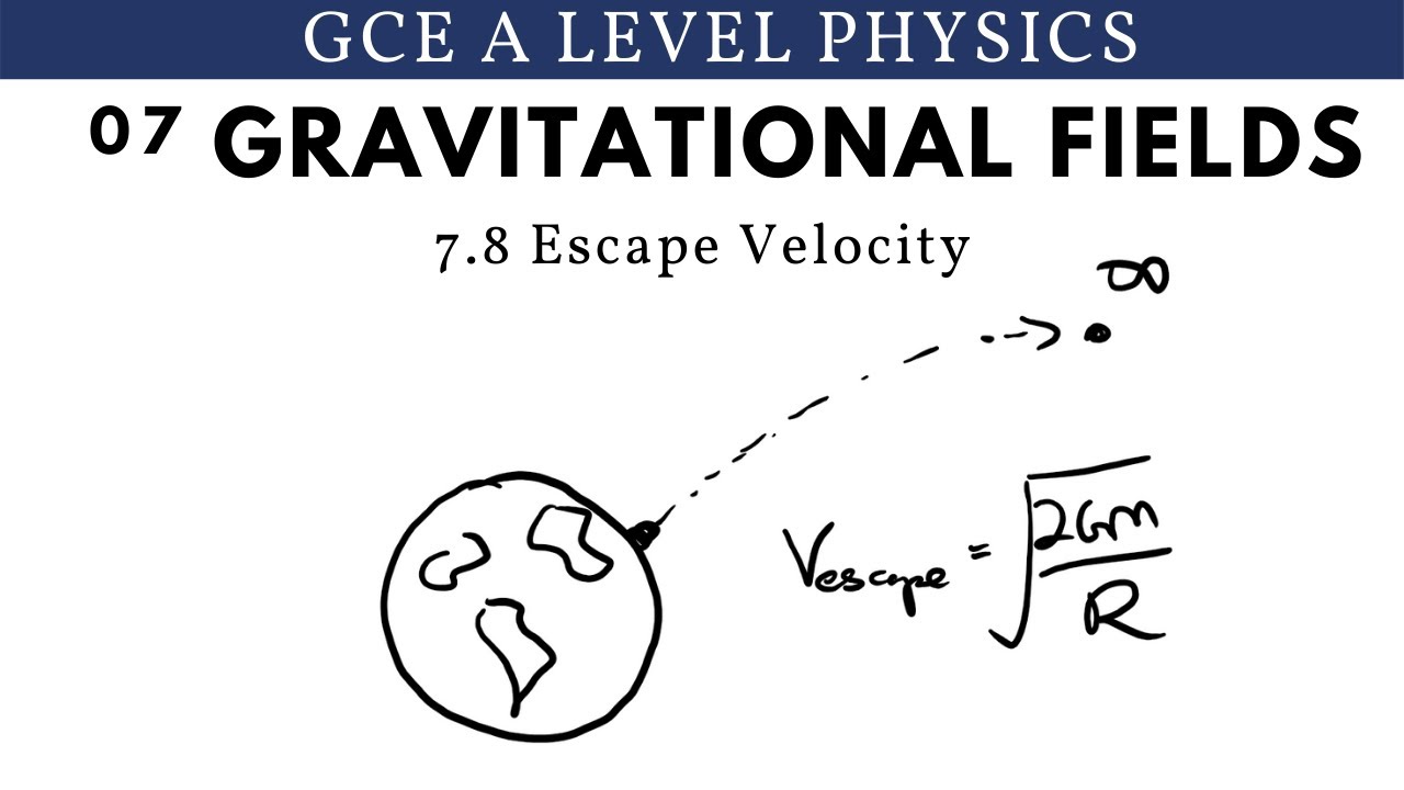 GCE A Level Physics | Escape Velocity (Gravitational Fields Chapter)