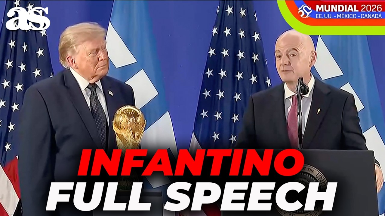 INFANTINO&rsquo;s MOST CONTROVERSIAL SPEECH alongside TRUMP sparks GLOBAL REACTION