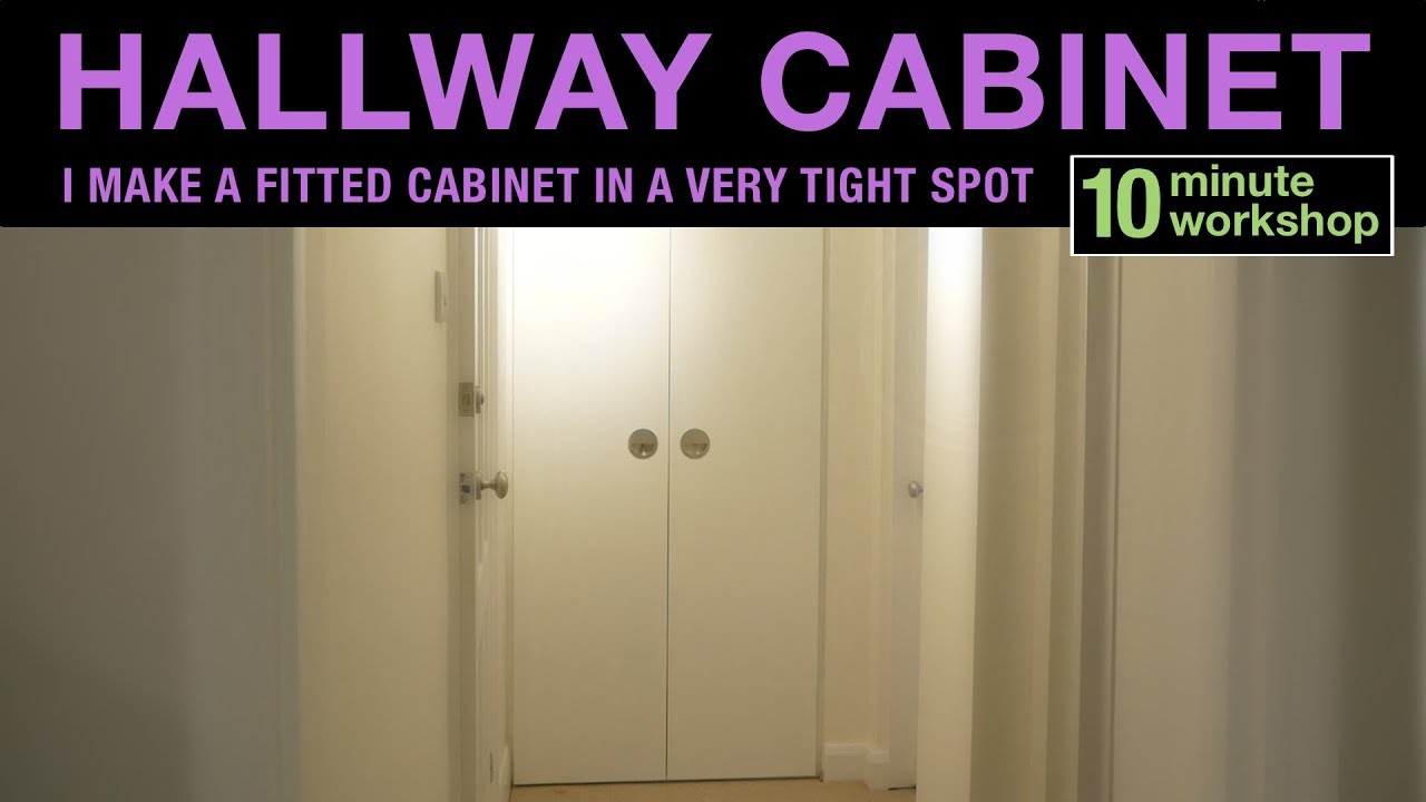 How to make a Hallway Cabinet fit in a small space #144