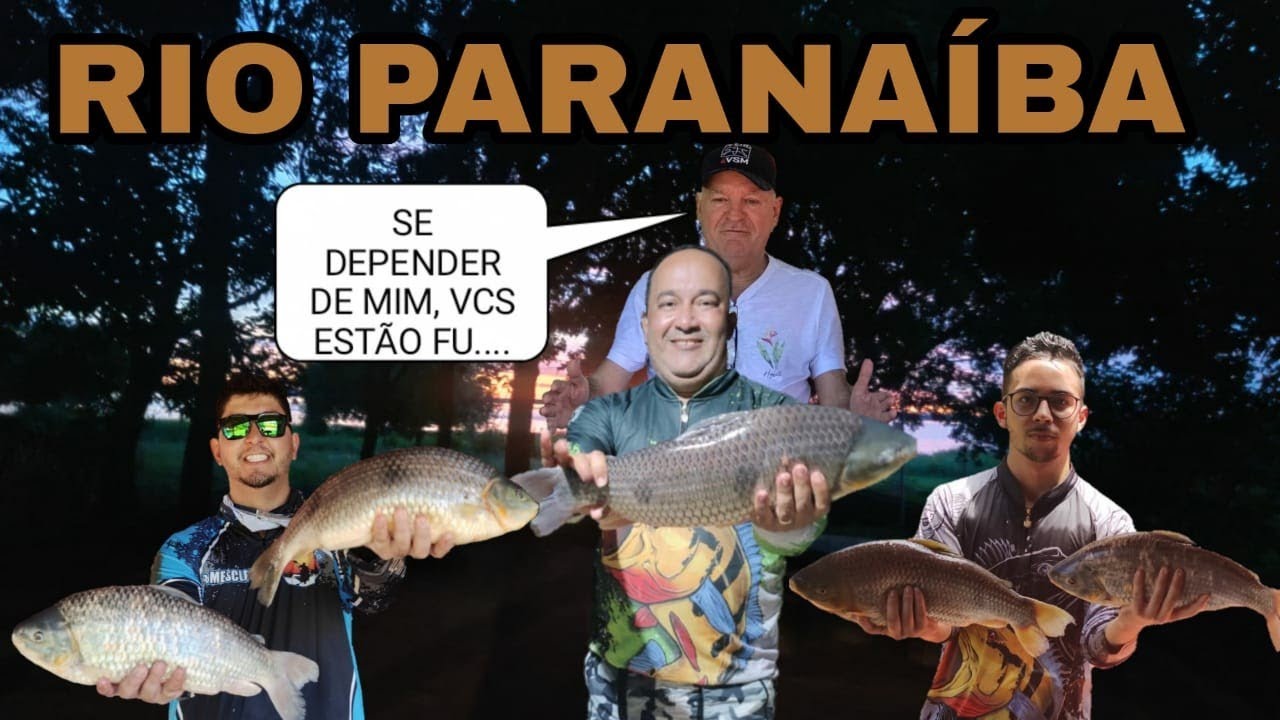 PESCARIA NO RIO PARANAÍBA, SÓ PIAUÇU BRUTO!