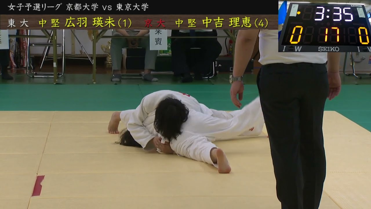 2022七大学柔道優勝大会（仙台）女子予選　京都大学　対　東京大学
