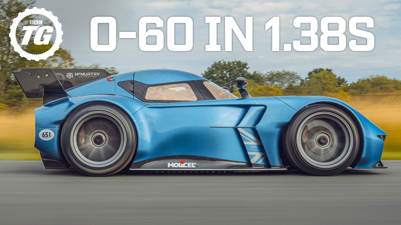McMurtry Spéirling Pure: Full Top Gear Test Track Review!