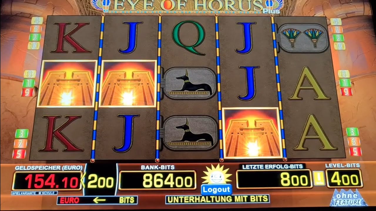 Eye of Horus es geht weiter💣 4€ Freispiele am Start🔥 Merkur Novoline Spielothek Geht ab