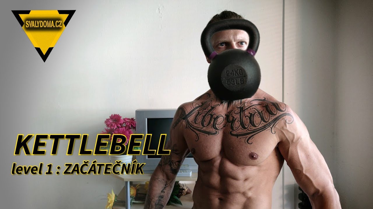#178 Buduj svaly zdravě s KETTLEBELLEM. 3 základní cviky na celé tělo. CVIČENÍ DOMA pro začátečníky.