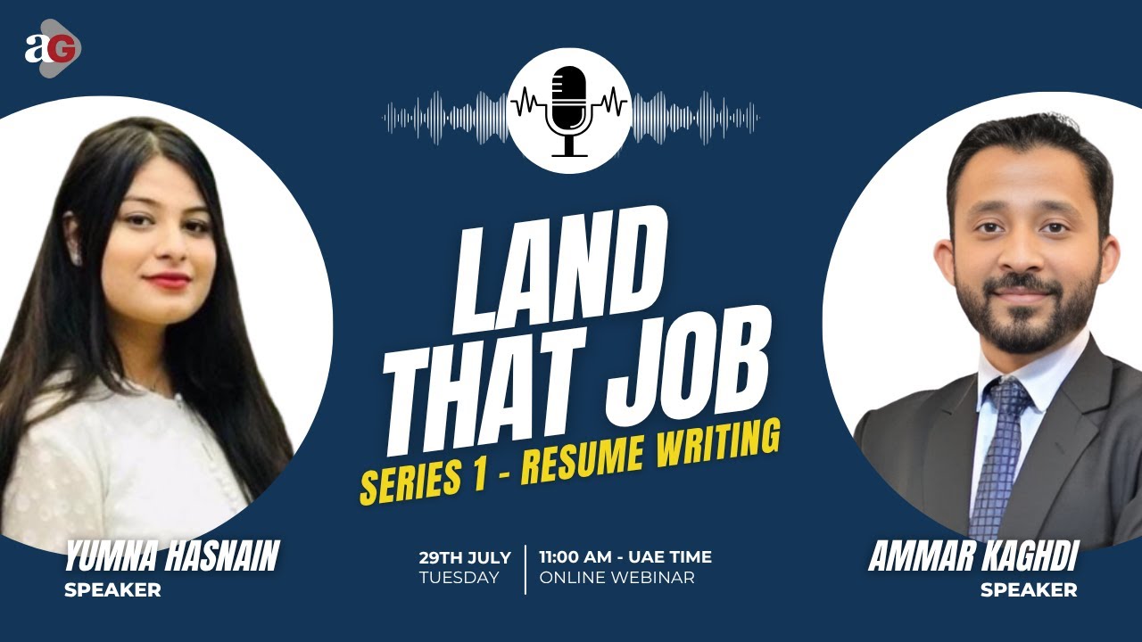Land That Job | UAE Job Market Secrets | Series 1: Resume Writing | Webinar | athGADLANG
