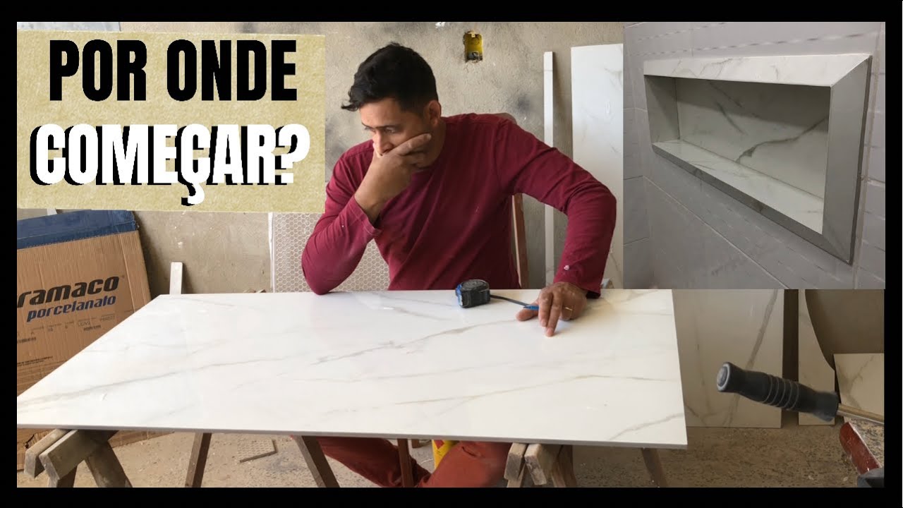 Como fazer nicho de porcelanato [passo a passo]