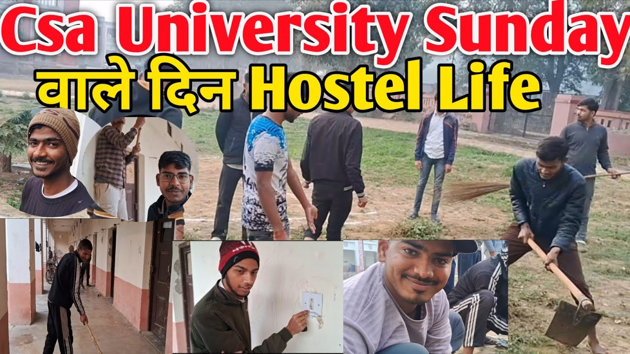 Csa university Hostel life in Sunday || Hostel life in csa university ||#Bsc Agriculture student 