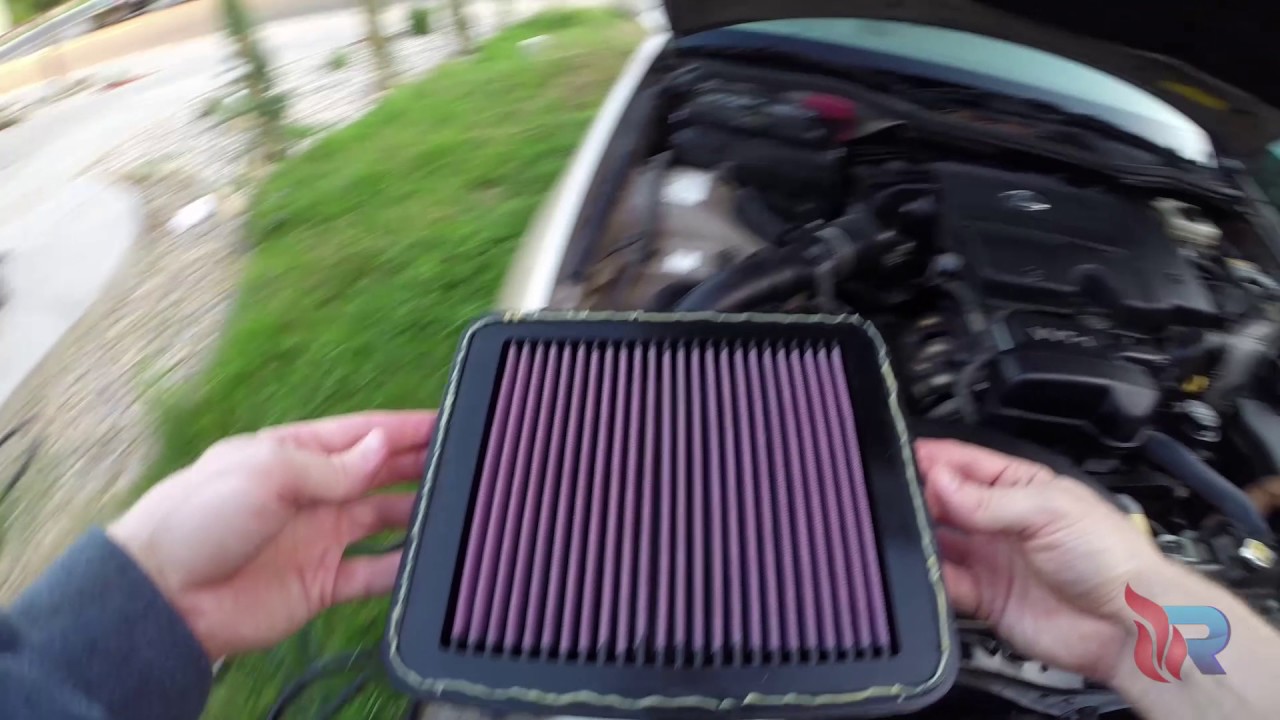 How To Install a K & N Air Filter - Lexus GS300 Model 33-2170