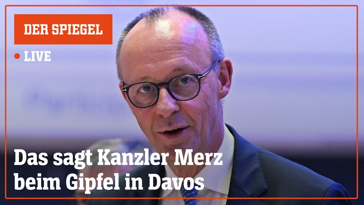 Livestream: Das sagt Kanzler Merz in Davos | DER SPIEGEL