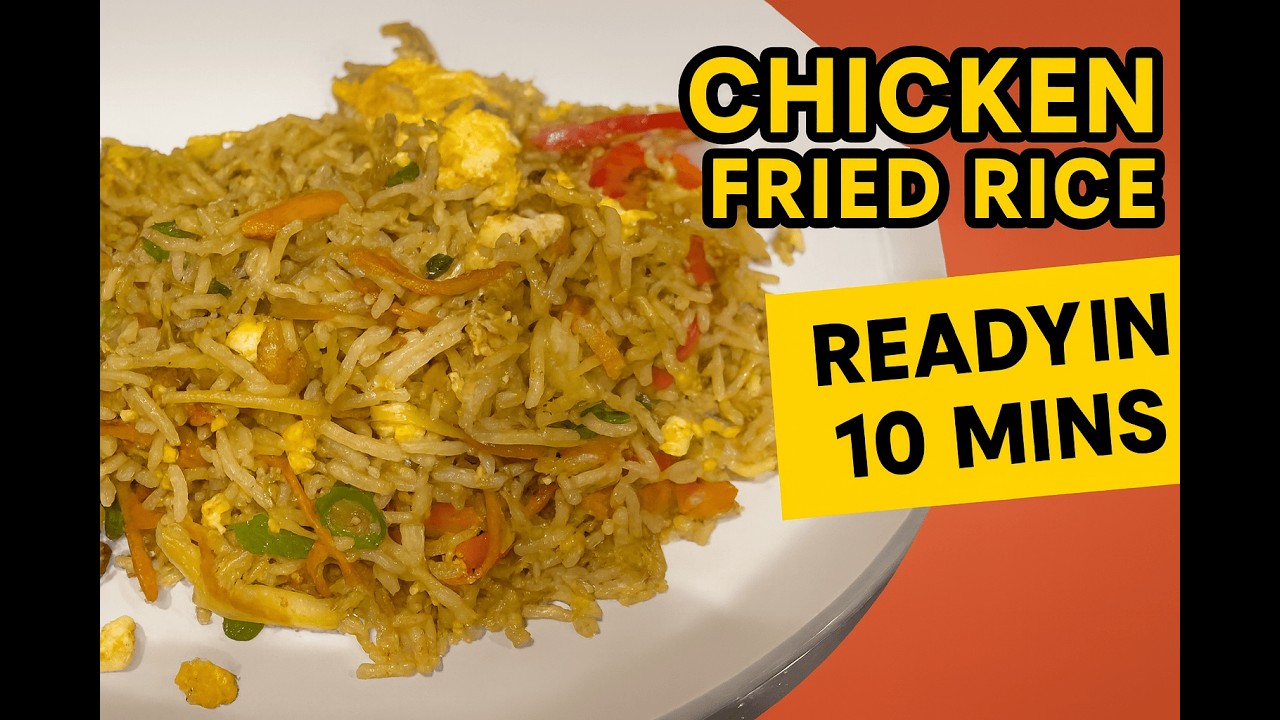 Chicken Fried Rice | Easy Indian‑Style Street Food | 10‑Minute Recipe