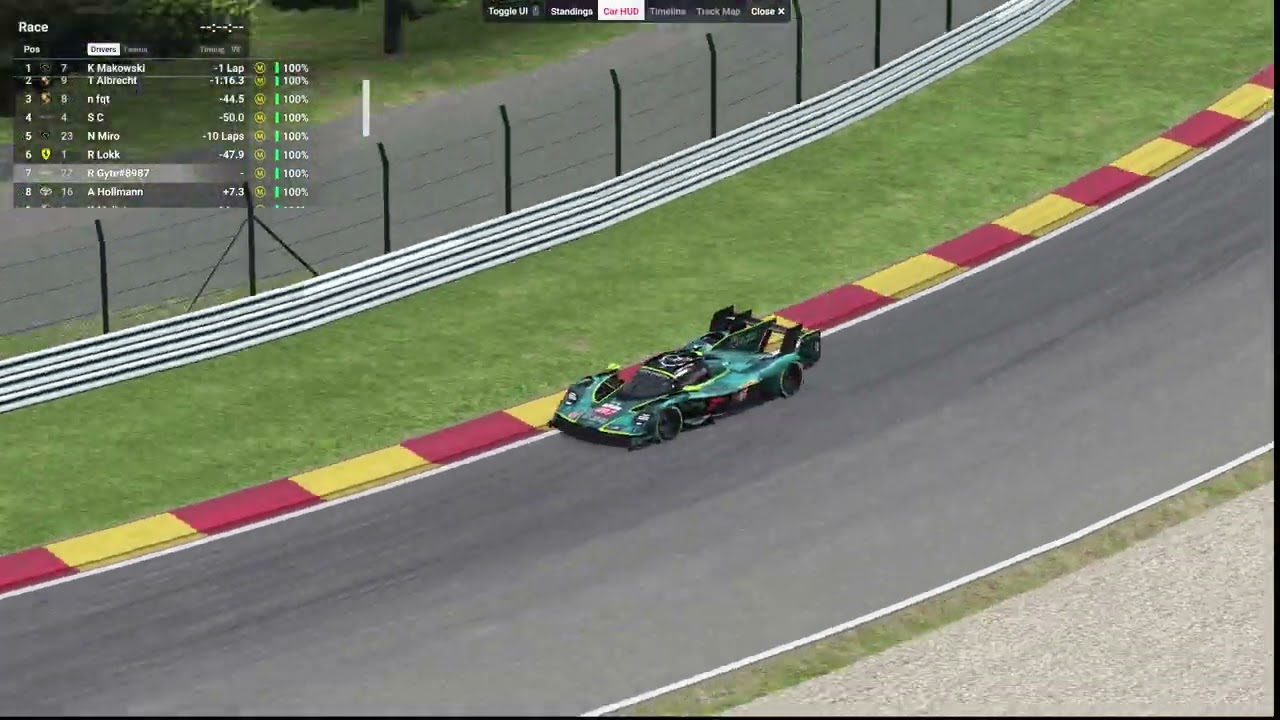 LMU SPA WEC -Xperience Replay Aston Martin Valkyrie LMH