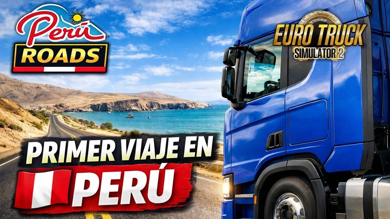 Ruta Costera del PERÚ | De Ica a Paracas 🌊 | Euro Truck Simulator 2