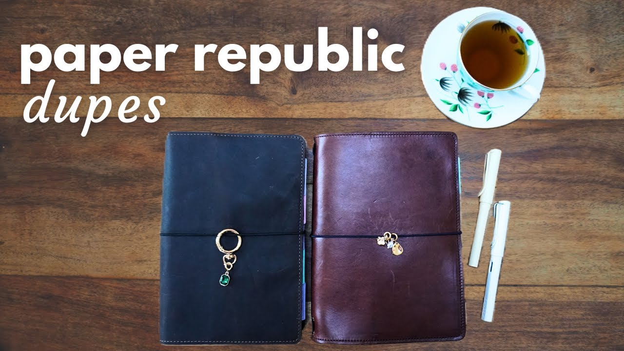 Paper Republic Dupes That Save £ - Affordable Leather Journal Alternatives