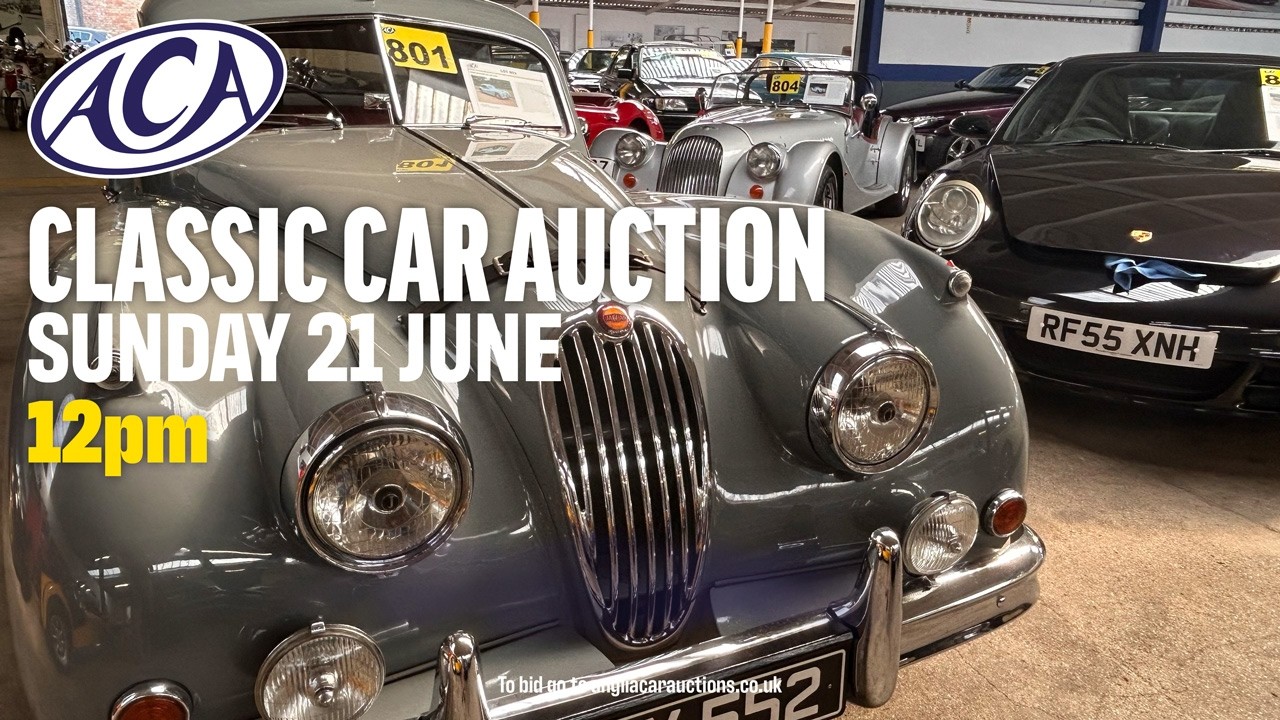 LIVE CLASSIC CAR AUCTION! Day 2 of Anglia Car Auctions June 2026 Sale | RARE & NO RESERVE Cars