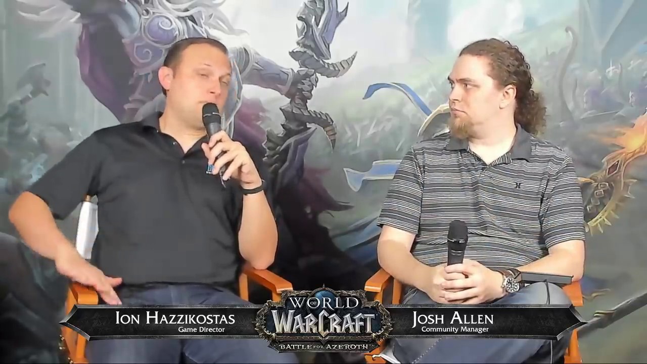 WoW Live Developer Q&A w/ Ion Hazzikostas-7/19/2018