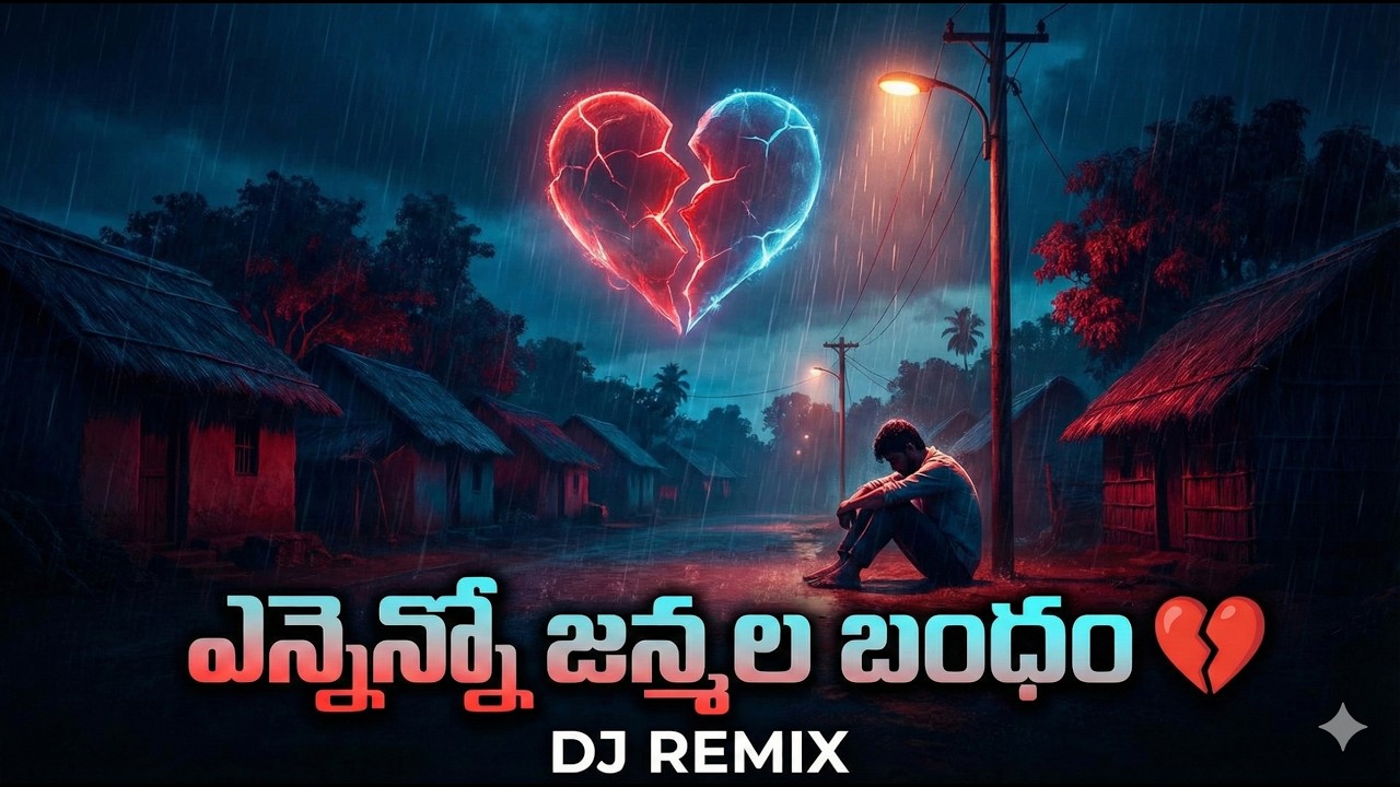 🔥 Many Births Bond EDM Remix | Emotional Telugu DJ Song | Love Failure 💔 | 🎧 | ఎన్నెన్నో జన్మల బంధం