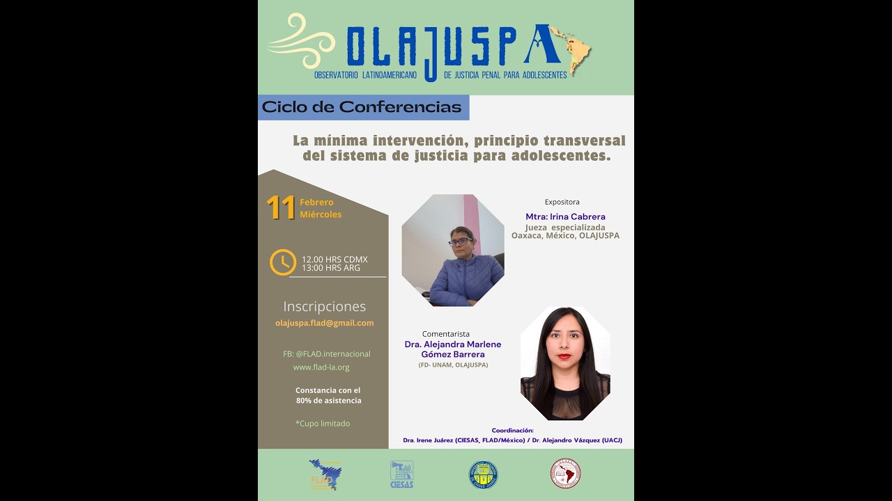 1a Conferencia OLAJUSPA 2026-1