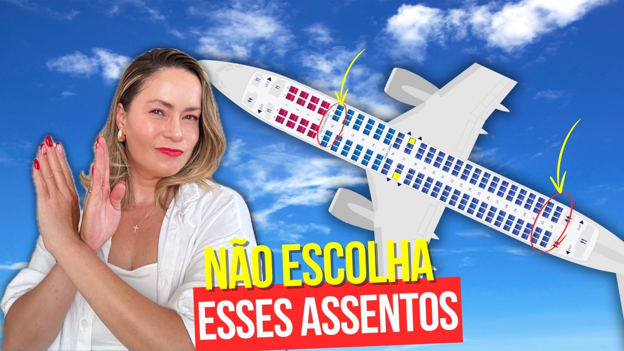 ✈️QUAL O MELHOR ASSENTO NO AVIÃO #dicasdeviagem #viageminternacional