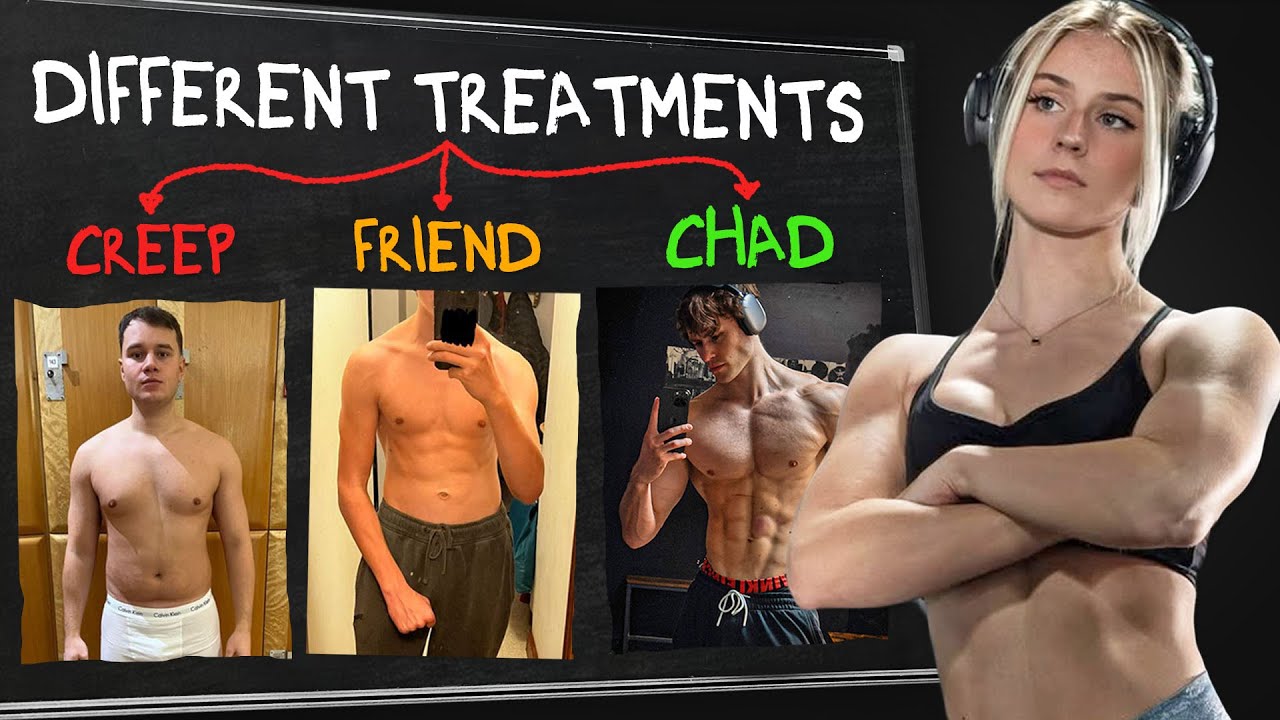 30 Differences in Treatment Between a Fat, Normie & Jacked Physique