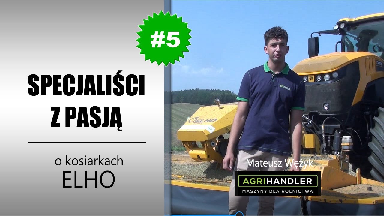 Specjaliści z pasją: kosiarki ELHO prezentuje Mateusz Wężyk (Agrihandler)