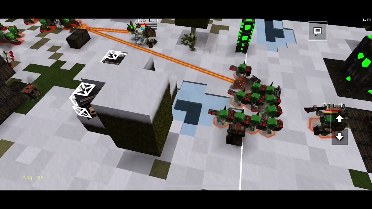 Block Fortress War. Sometimes bugs are really common in 2 vs 2 pvp