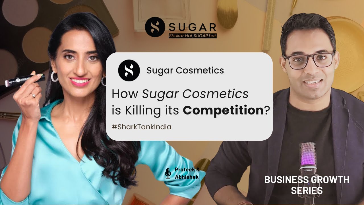 How Sugar Cosmetics Cracked India&rsquo;s Beauty Market with ₹5 Lakhs? #business #sharktank #entrepreneur