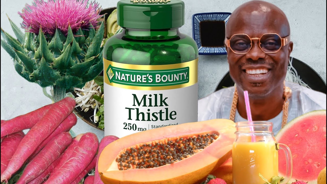 Milk thistle,Radish,Cucumber,Carrot,Beet Juice for Riversing Liver diseases. - Oheneba Ntim Barimah