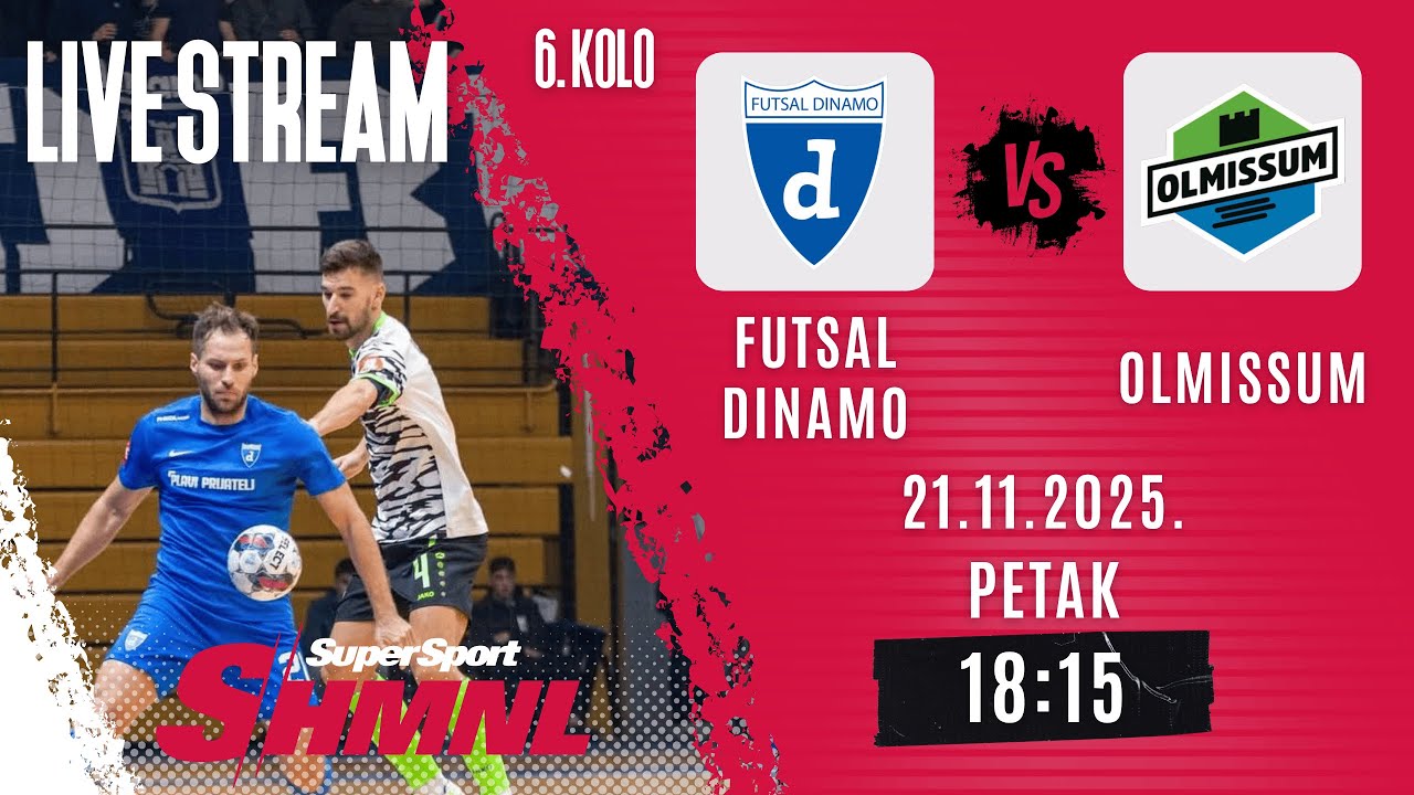 SS HMNL VI. kolo | Futsal Dinamo - MNK Olmissum
