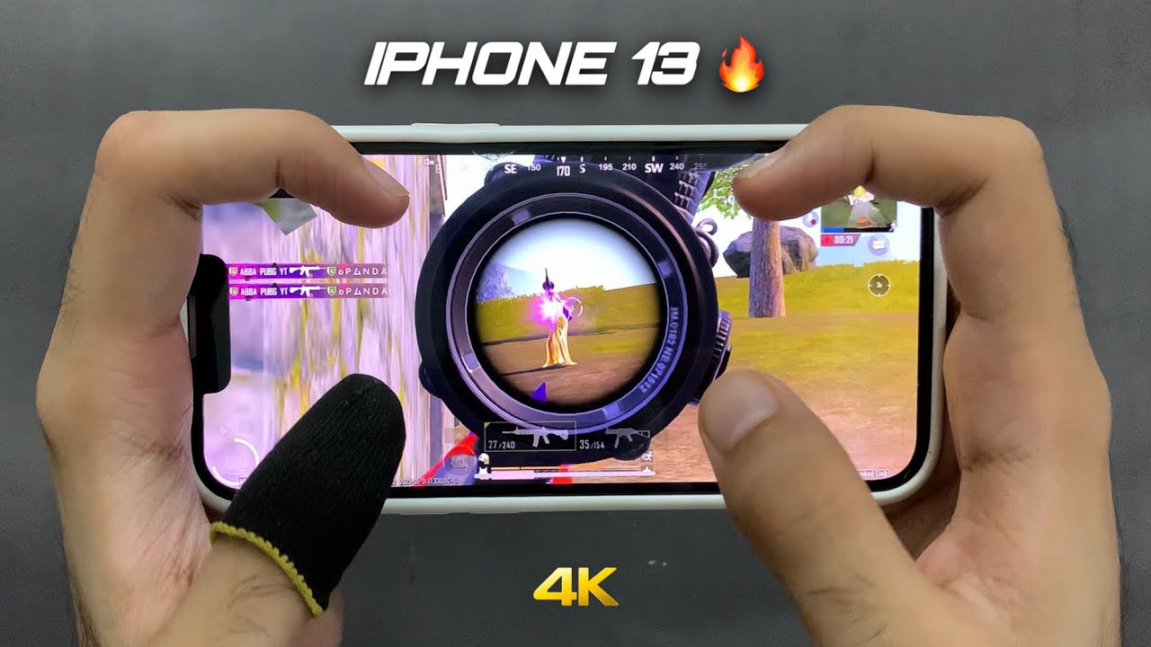 iPhone 13 HANDCAM 🔥/ HDR GRAPHICS PUBG GAMING TEST 2025 😍/ New iOS Update!