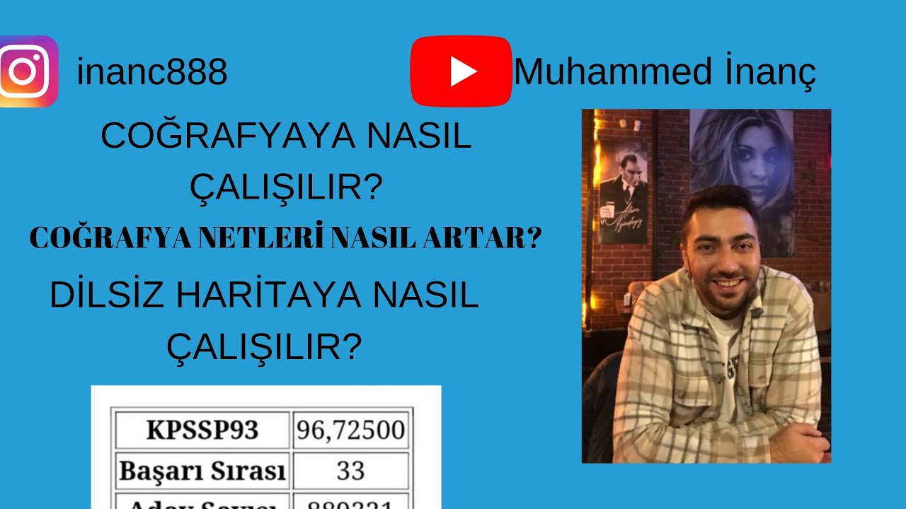 COĞRAFYAYA NASIL ÇALIŞILIR? COĞRAFYA NETLERİ NASIL ARTAR? HARİTAYA NASIL ÇALIŞILIR? GÖRSEL HAFIZA!