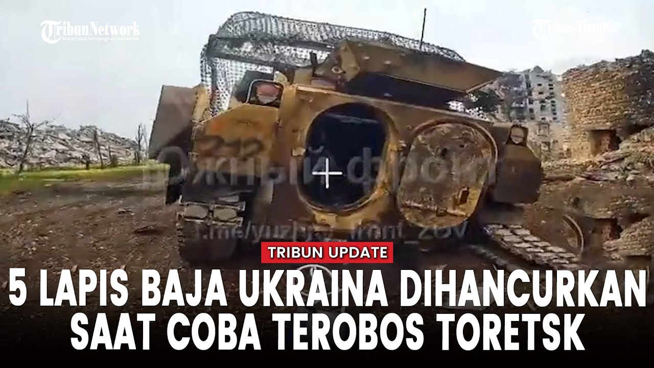 Pasukan Rusia Hancurkan Lima Unit Peralatan Militer Ukraina di Toretsk