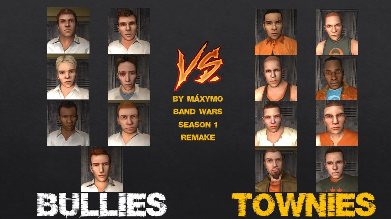 Bully SE: Bullies vs Townies (Band Wars - Season 1 Remake) (8k)