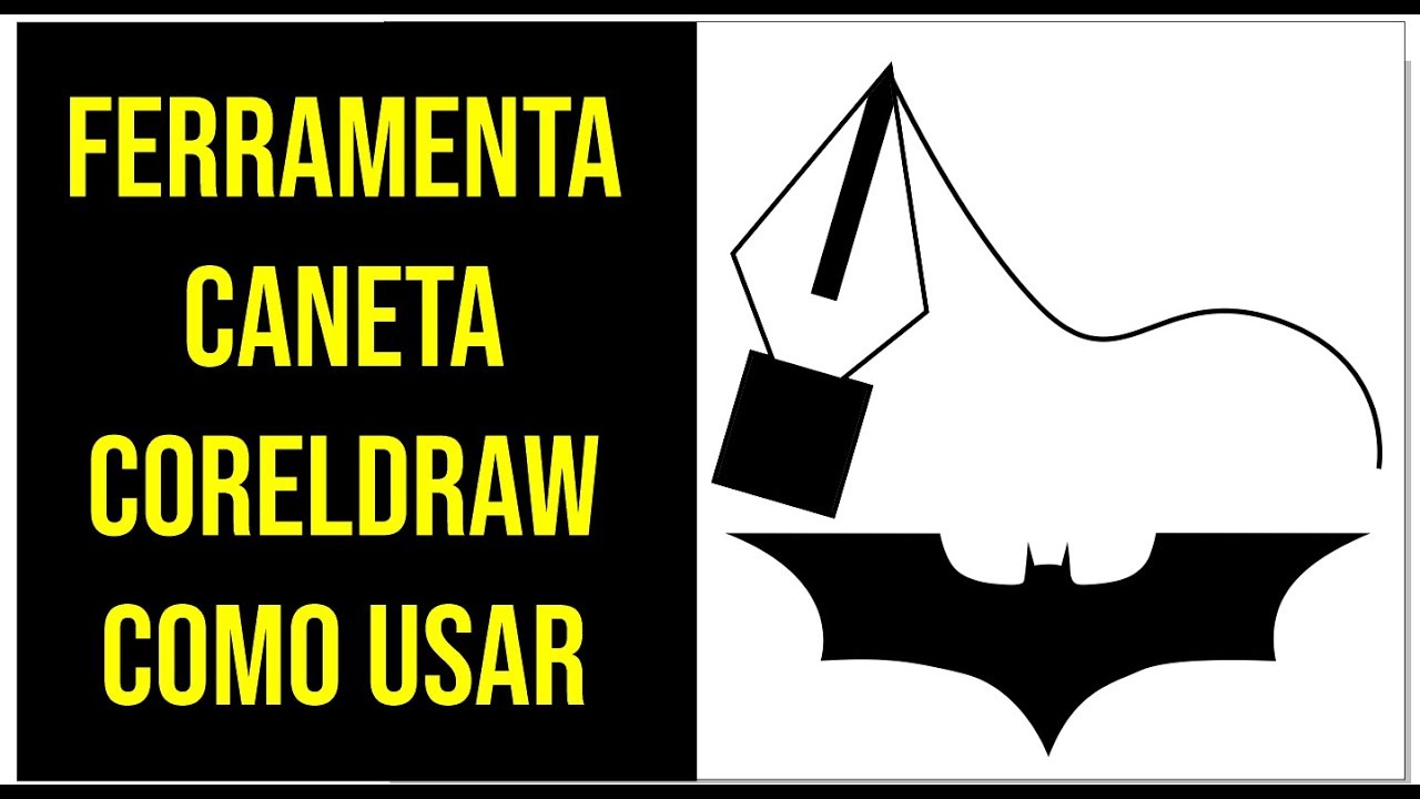Como Usar Ferramenta Caneta Corel Draw Tutorial
