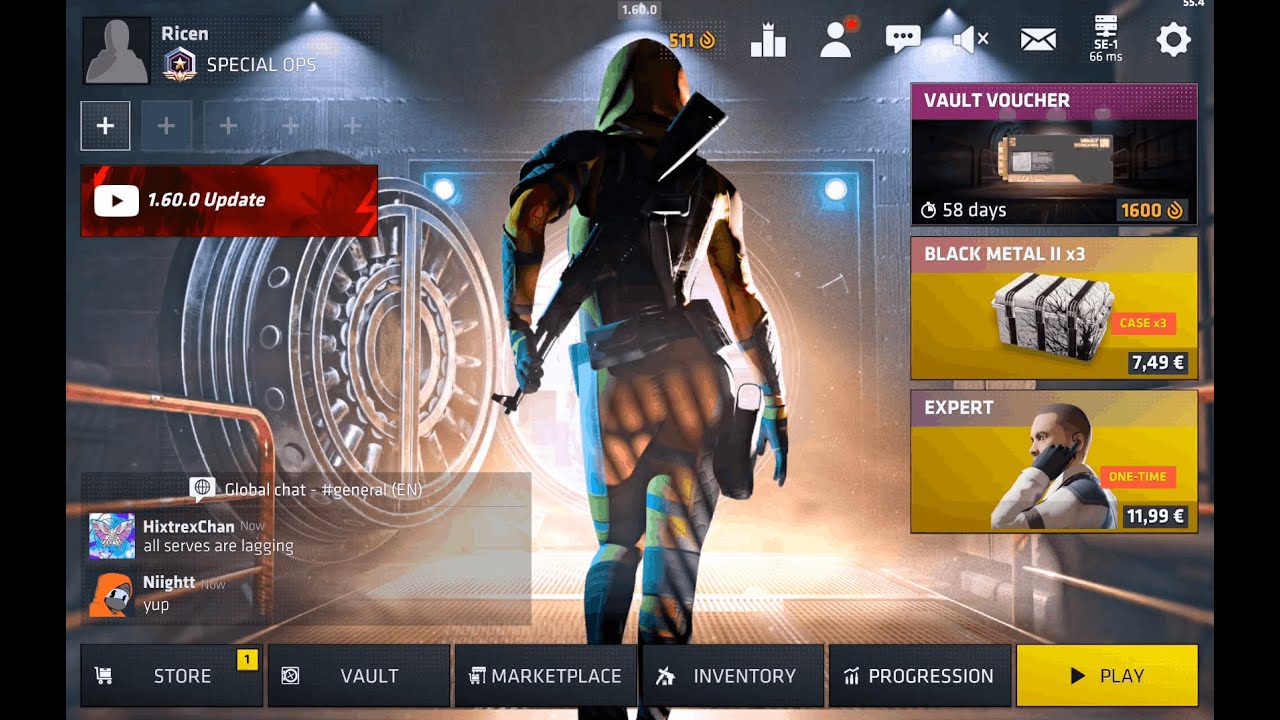 Live Playing Faceit On 1.60 Critical Ops New Update