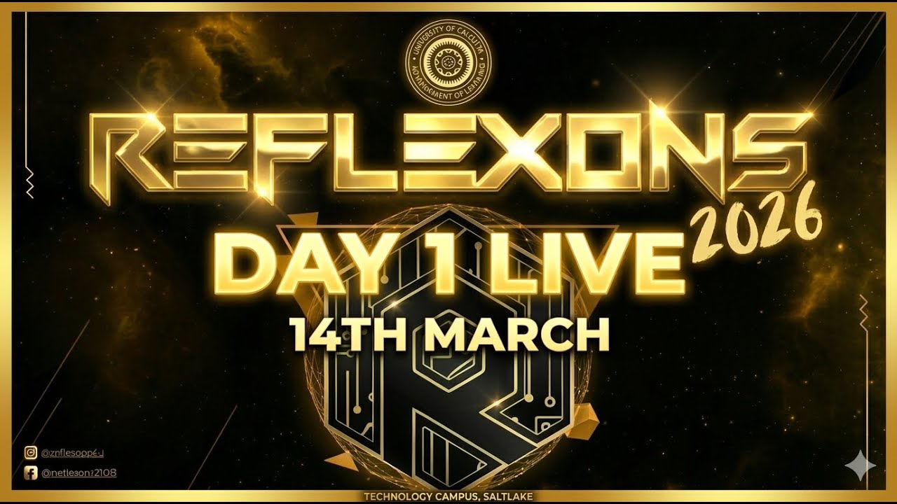 Reflexons 2026 | 14th March Live | ASTRYX Band Performance | CU CSE Techfest