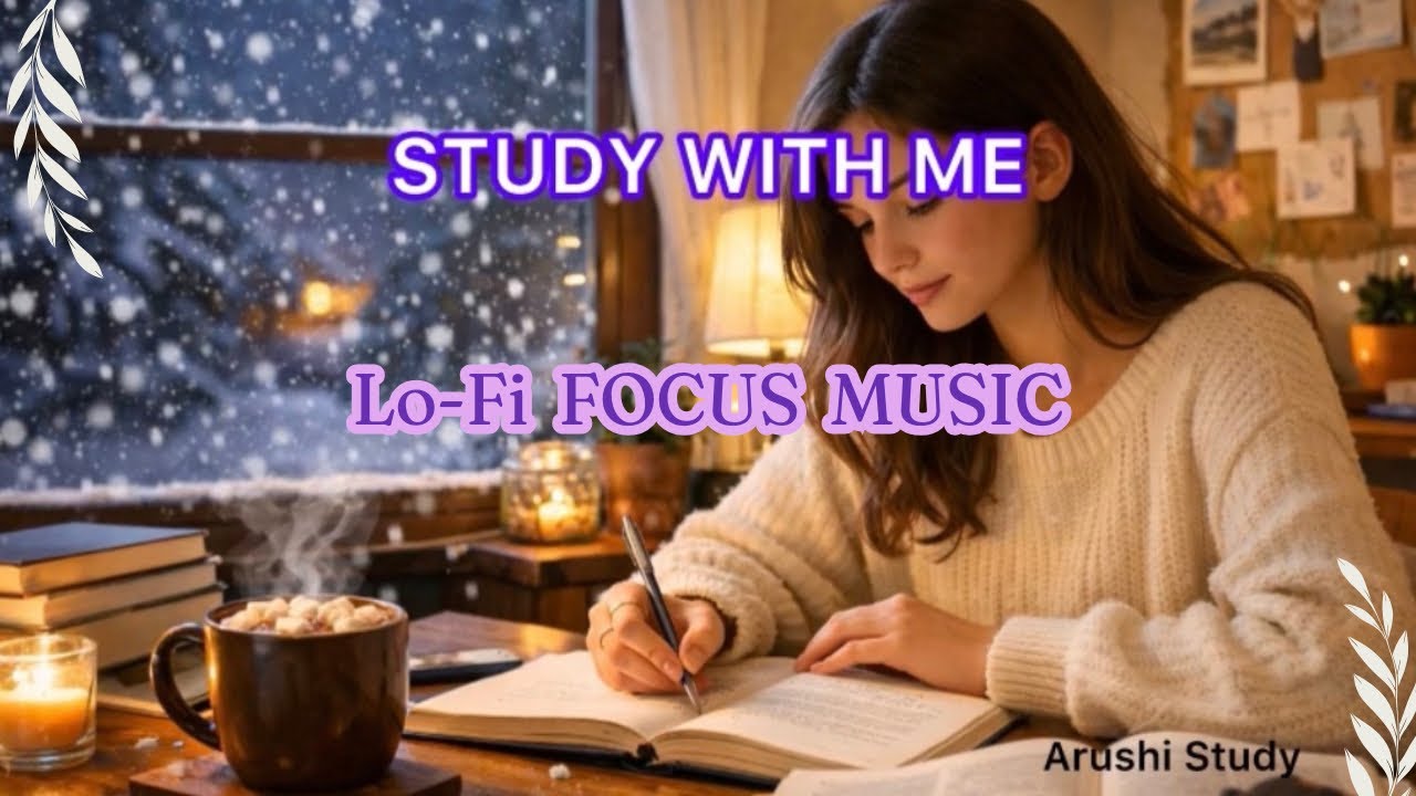 2 Hour Study With Me | Pomodoro 50/10 | Lo-Fi Focus Music | With Alarms