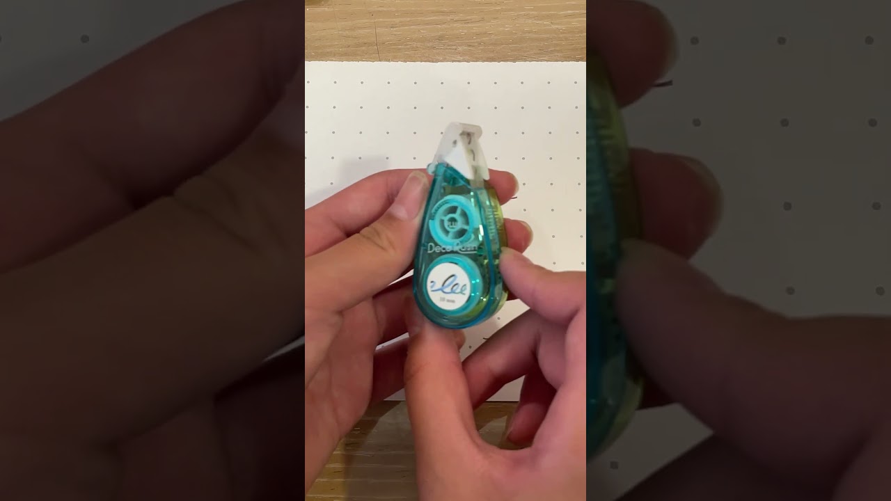 Trying out my new deco rush tape