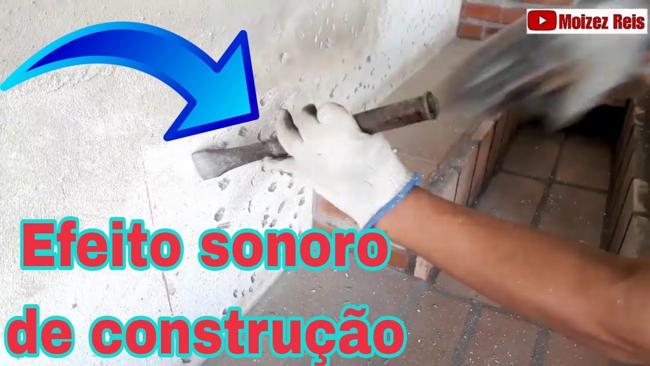 Efeito sonoro de construção civil barulho ruído / Environmental noise effect construction noise