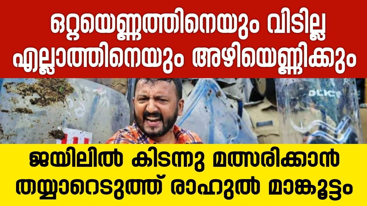 കരുതിയിരുന്നോ, പണി പാലും വെള്ളത്തിൽ വരുന്നുണ്ട് | Rahul Mankoottathil